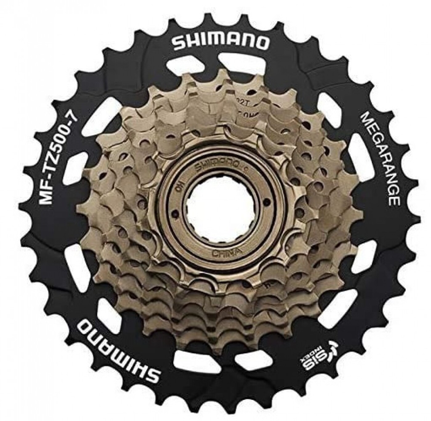 SHIMANO Schraubkranz 7f. 14-34Z. TZ500