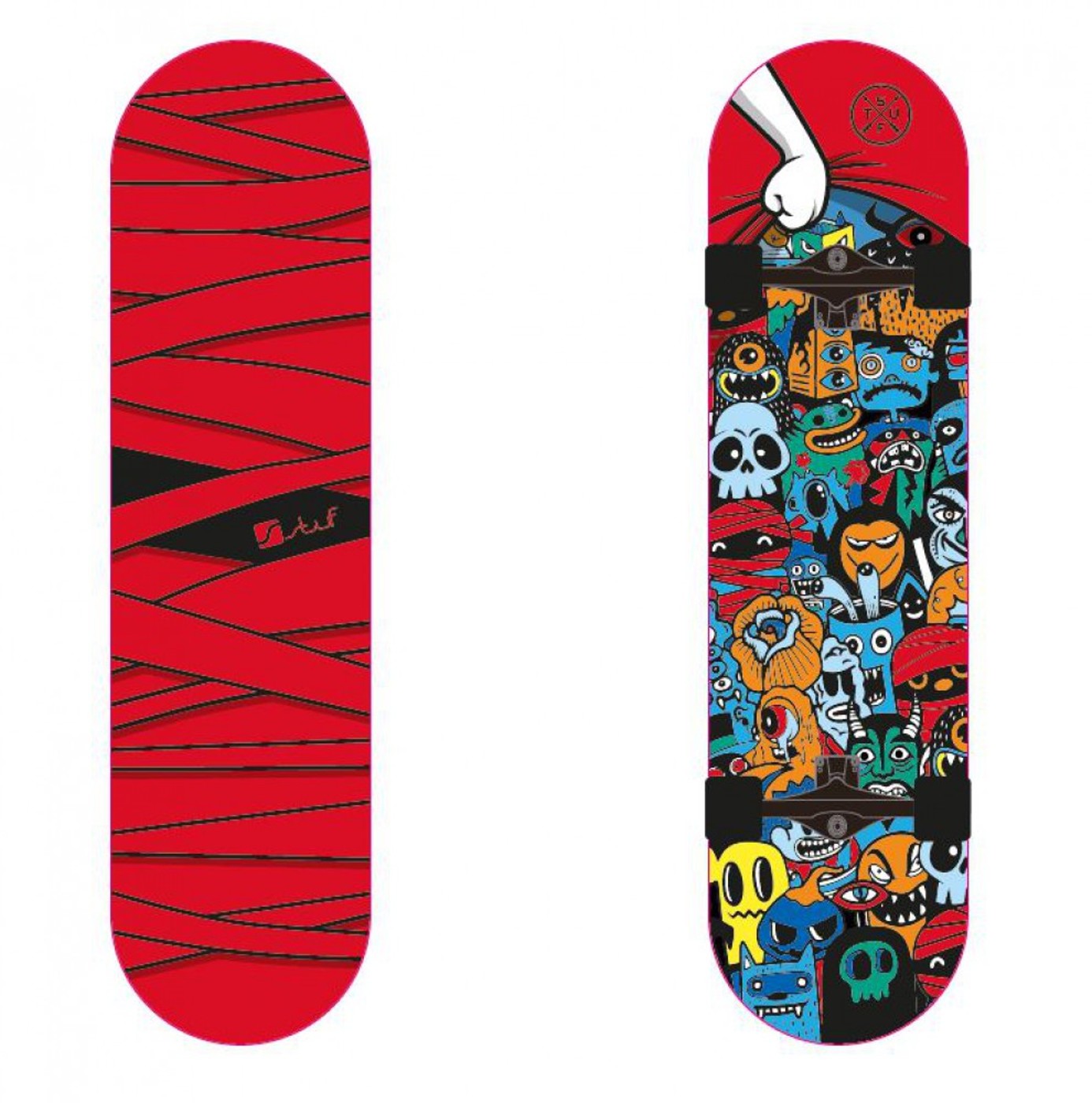 STUF SKULLY SKATEBOARD - Kinder